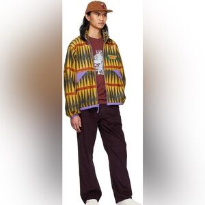 Brain Dead Purple Corduroy Velvet Wide Leg Trouser size medium retro streetwear